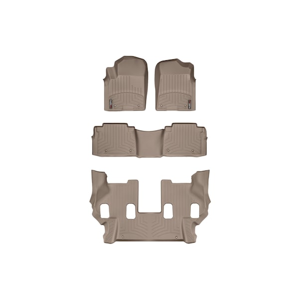 Front, Rear, and Rear Floorliners, 45336-1-2-3